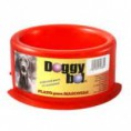 Doggy plato comedero para mascotas de plástico chico 